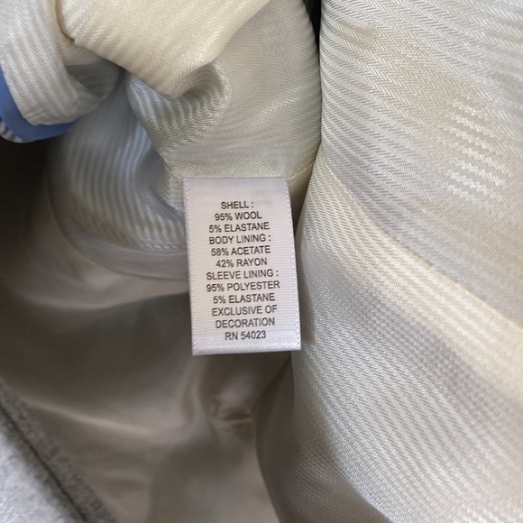 Banana Republic classic wool blend grey blazer - Picture 7 of 9